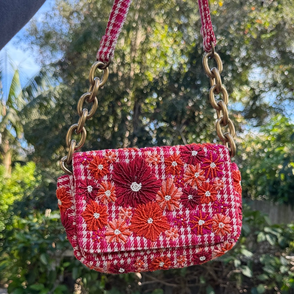 Zara Floral Embroidered Women's Bag